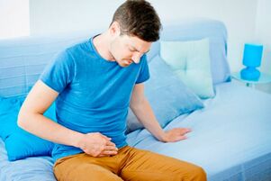 Painful pain in the lower abdomen is the first sign of impending prostatitis